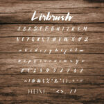 Librush Font Poster 4