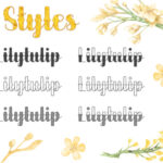 Lilytulip Script Font Poster 3