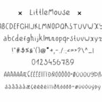 Little Bear & Little Mouse Duo Font Poster 3