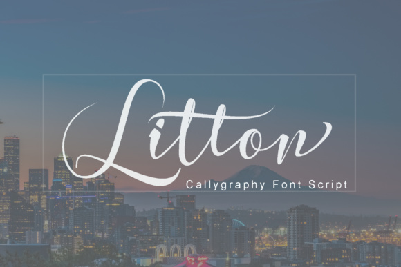 Litton Font Poster 1