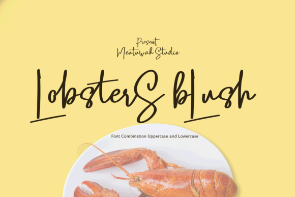 Lobster Font Poster 1