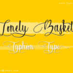 Lonely Basket Font Poster 1