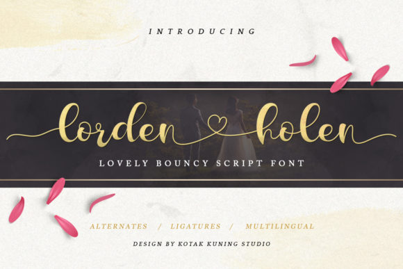 Lorden Holen Font Poster 1