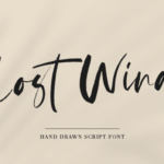 Lost Wind Font Poster 1