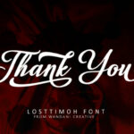 Losttimoh Font Poster 9