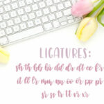 Lovely Letters Font Poster 3