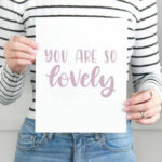 Lovely Letters Font Poster 6