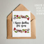 Lovely Letters Font Poster 9