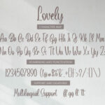 Lovely Script Font Poster 2