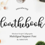 Lovethebook Font Poster 1