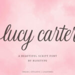 Lucy Carter Script Font Poster 1