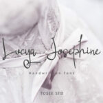 Lucya Josephine Font Poster 1