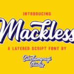 Mackless Font Poster 1