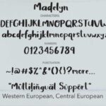 Madelyn Font Poster 6