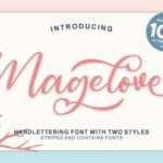 Magelove Font Poster 1