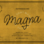 Magna Font Poster 1