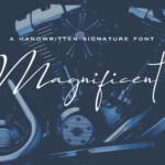 Magnificent Font Poster 1