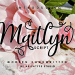 Maitlyn Script Font Poster 1