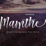 Mamthe Font Poster 1