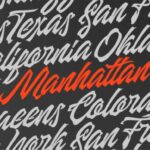 Manhattan Brush Font Poster 3