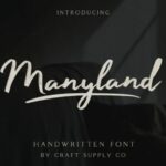 Manyland Font Poster 1