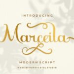 Marceila Font Poster 1