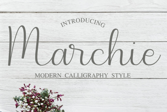 Marchie Font Poster 1