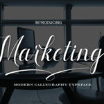 Marketing Font Poster 1