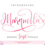 Marquella Font Poster 6