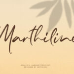 Marthiline Font Poster 1