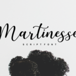 Martinesse Script Font Poster 1