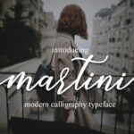 Martini Script Font Poster 1