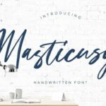 Masticusy Font Poster 1