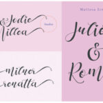 Mattosa Script Font Poster 2