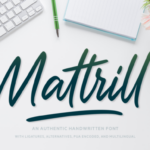 Mattrill Font Poster 1