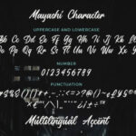 Mayashi Font Poster 4