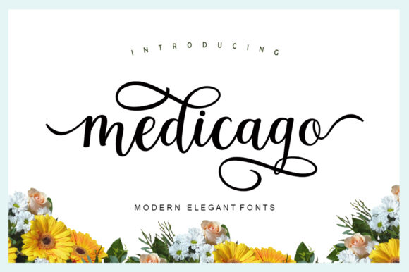 Medicago Font Poster 1