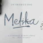 Mefika Font Poster 1