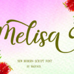 Melisa Font Poster 4