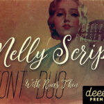 Melly Script Font Duo Font Poster 1