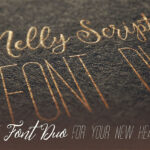 Melly Script Font Duo Font Poster 4