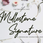 Midlestone Font Poster 1