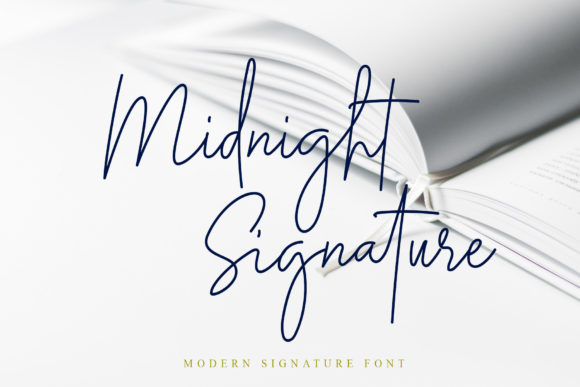 Midnight Siganture Font