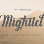 Mighttel Font Poster 1