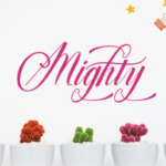 Mighty Font Poster 1