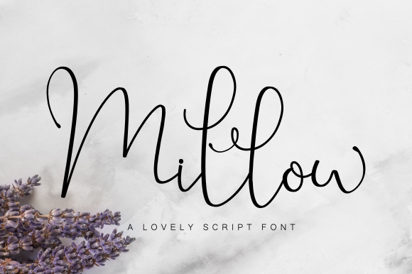 Millow Font Poster 1