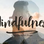 Mindfulness Font Poster 1