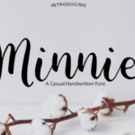 Minnie Font Poster 1