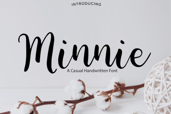 Minnie Font Poster 1