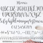 Minnie Font Poster 5